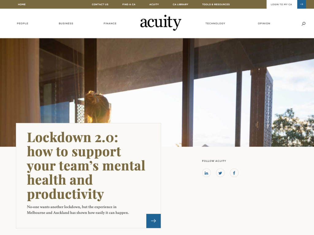 Acuity Magazine 21 August 2020