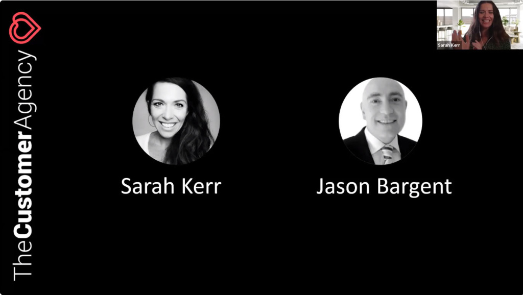 Sarah Jason Customer Agency Webinar