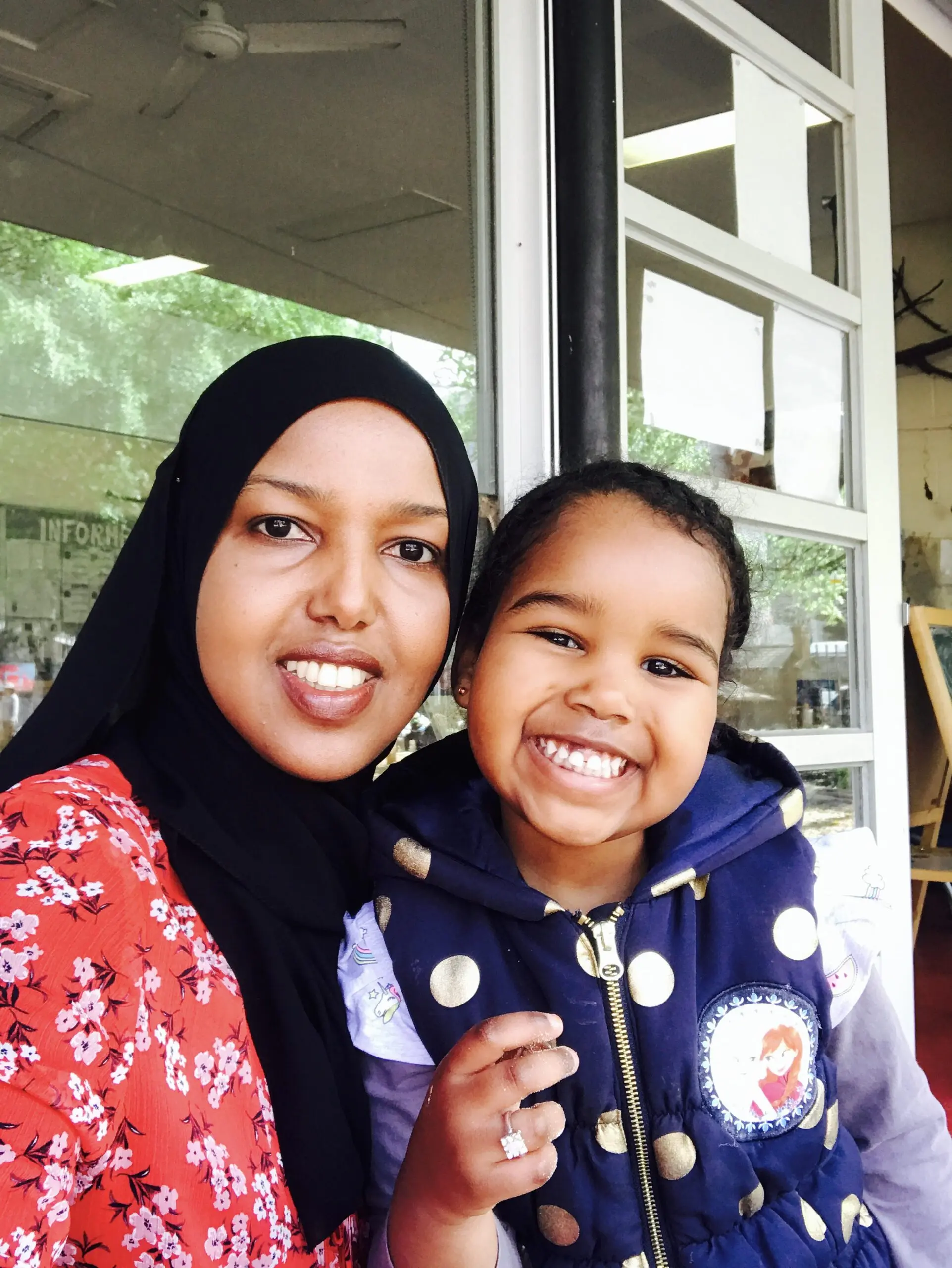 Shukri And One Of The Daughters Who Inspires Her Scaled